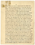 Excellent William Taft Letter Signed Regarding the League of Nations -- ''...I am not obsessed by hatred...A good many have been trying to arouse the Jews against the League...''